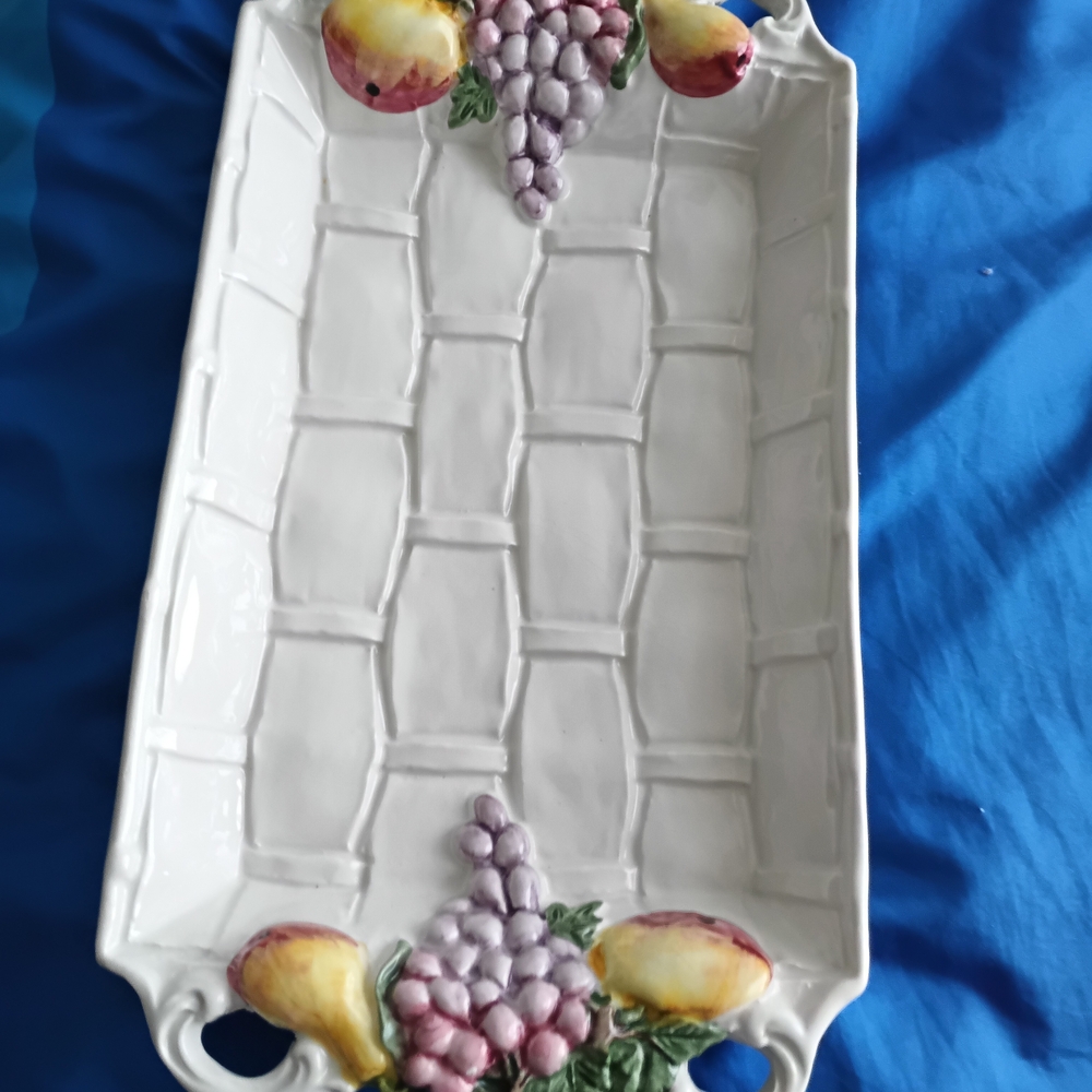 Fruit Design Ceramic Serving Tray